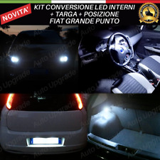 KIT FULL LED PER FIAT GRANDE PUNTO LUCI POSIZIONE + TARGA + INTERNI + BAGAGLIAIO