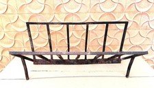 BRUCIALEGNA PORTALEGNA DA CAMINO IN FERRO BRACIERE GRIGLIA PER LEGNA ANNI 50