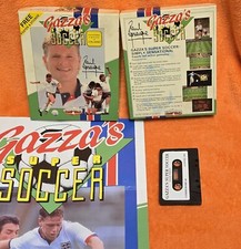 GAZZA'S SUPER SOCCER - 1989 - COMMODORE 64 - BIG BOX - CASSETTA - OTTIMO STATO
