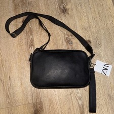 Borsa Zara nera a tracolla in