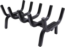 Brucialegna in ferro per camino stufa barbecue 31x20x15h cm resistente al calore