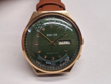 Paketa perpetual calendar orologio Russo vintage CCCP dial Verde carica manuale