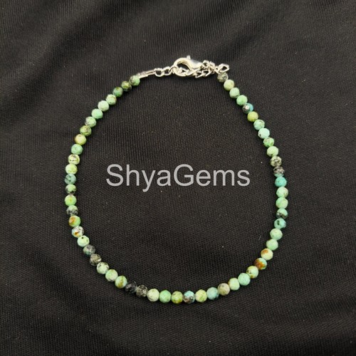 Bracciale tormalina verde 3mm - bracciale,
