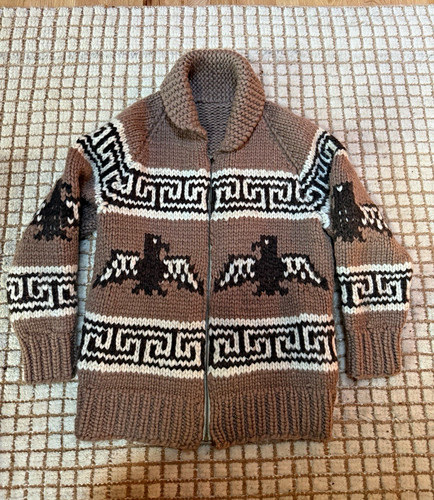 Cardigan maglione cowichan - maglione,