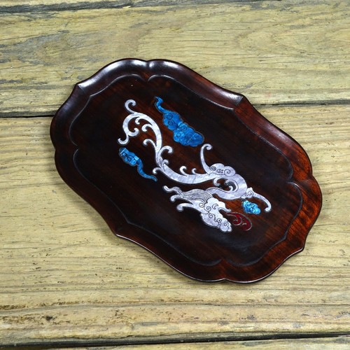 Vassoio tè drago abalone - vassoio,