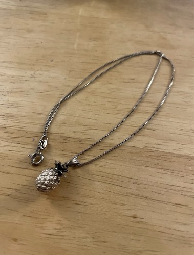 Collana ananas argento - collana, in
