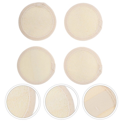 Loofah set puff viso - pelle, per