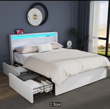 Letto matrimoniale imbottito