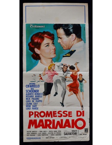 Locandina promesse marinaio - locandina, di