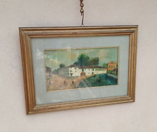 QUADRO MILANO CASA DEI POMI DEL 1700 CARLO PERA ? 6.12.1971