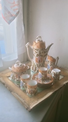 Antico servizio caffè per - antico, 4