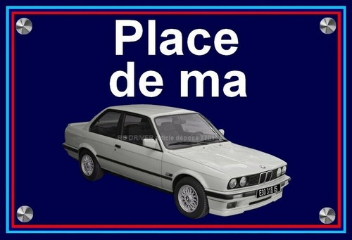 Plaque place bmw e 30 - place,