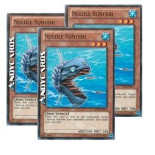 3x NEEDLE SUNFISH (Pesceluna Ago) • Comune • SP13 EN011 • Unl • YUGIOH ANDYCARDS