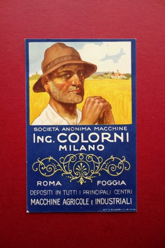 Cartolina colorni milano - cartolina,