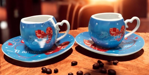 Set tazzine caffe baci - set, 2