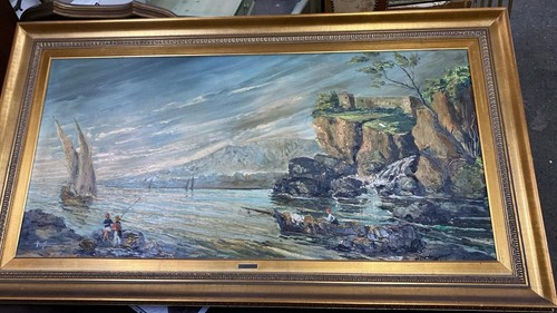 Quadro paesaggistico marino