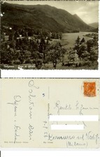 Valganna (Varese): Lago di Ghirla. Cart. b/n vg 1956 (timbro postale Ghirla)