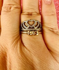 Coppia Di Anelli in argento 925 di marca originali senza difetti. Come Nuovi .