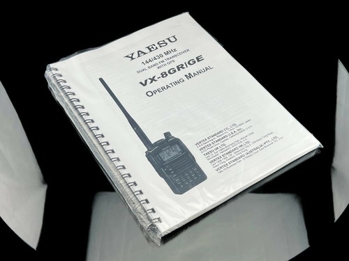 Yaesu 8gr manuale - yaesu,