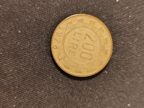 Moneta 200 lire 1978 - moneta, di