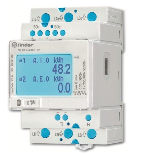 Finder contatore energia - finder, lcd