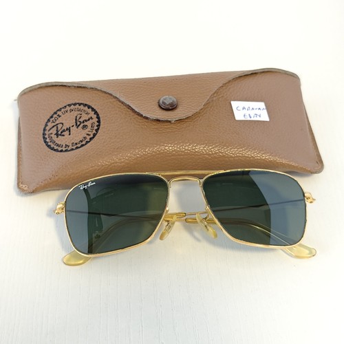 Vintage ray ban - vintage, gold