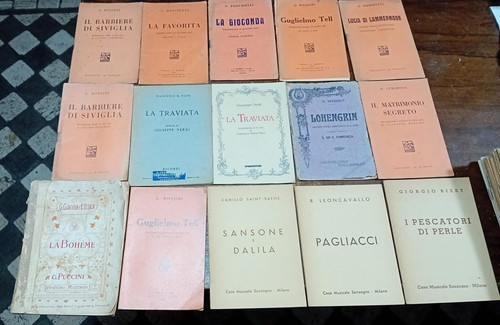 Antichi libretto opera - libretto, d'opera