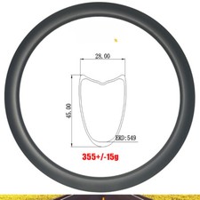 Cerchio carbonio 700C bici