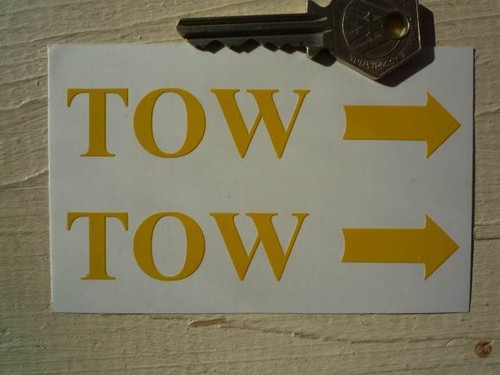 Adesivi tow serif style auto - tow,