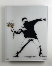 BANKSY: stampa su vetro