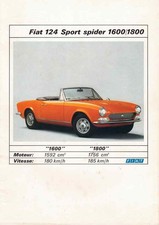 Catalogue Brochure Fiat  124