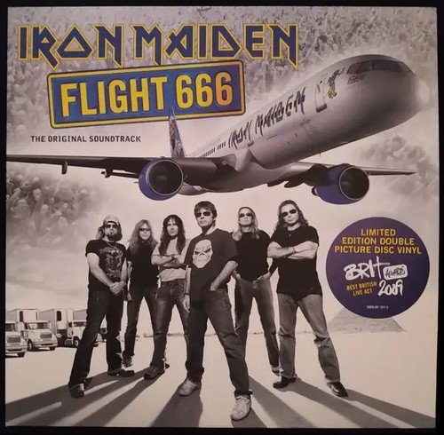 Picture iron maiden flight - lp,