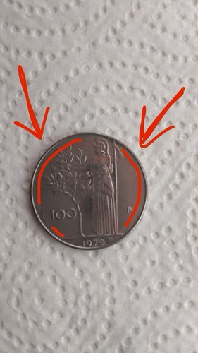 Errore conio 100 lire - di,