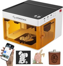 Mini macchina per incisione laser usata Atomstack P1, taglierina laser 5W, area 110x110mm