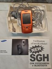 VERY RARE Samsung SGH-E250 PINK RED con scatola e istruzioni vintage