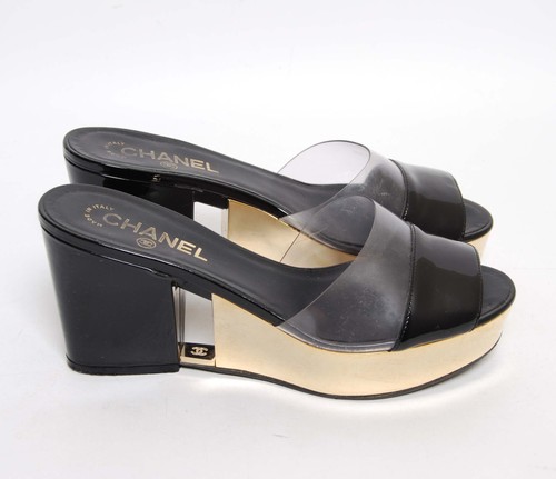Chanel sandali donna neri - chanel,