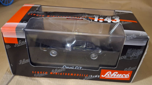 Schuco opel gt blu - 1/43:, scuro