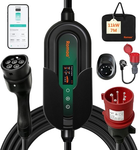 Wallbox mobile 11kw con app - 11kw,