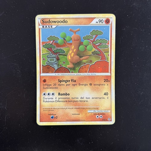Pokemon card sudowoodo holo - card,