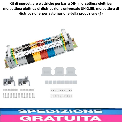 Kit morsetti elettrici vite - morsetti,