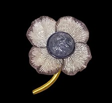 FABRICE PARIS broche fleur