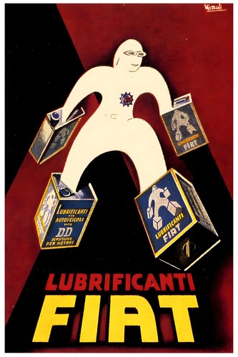 Poster pubblicità fiat - poster,