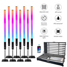 8PCS 360 Luci Tubo Pixel LED