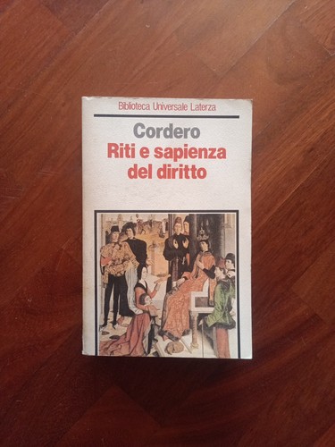 Franco cordero riti sapienza - franco, e
