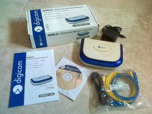 Modem router adsl ethernet - router, 2+