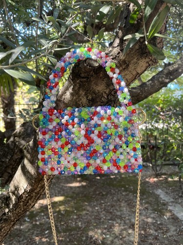 Borsa donna perline - donna, in