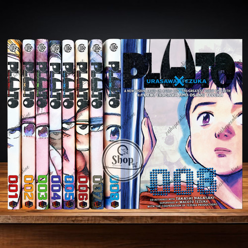 Pluto manga volume set - pluto,