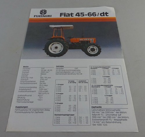 Foglio dati fiatagri - foglio,