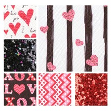 6PCS Love Heart Fogli in