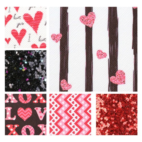 6pcs love heart fogli - fogli, in